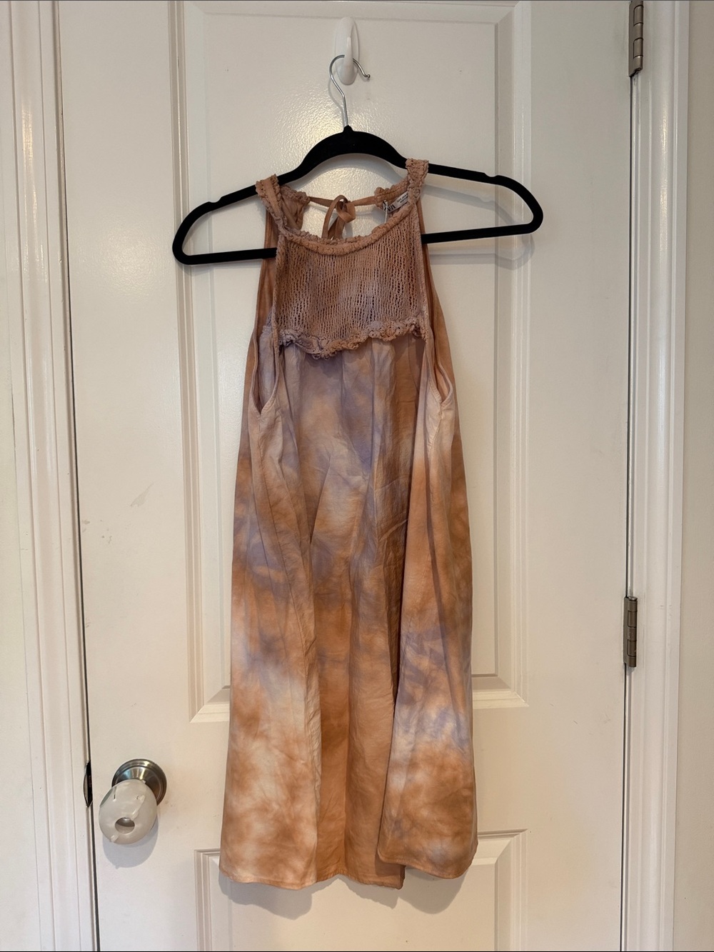 Zara Tie-Dye Halter dress